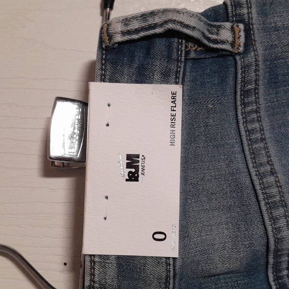 I&M Willow Fringe Flare Women’s Jeans Size 0 - Picture 3 of 5